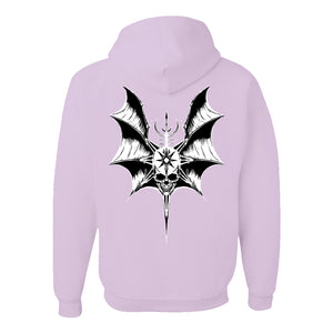 Lilac Deathbat Hoodie